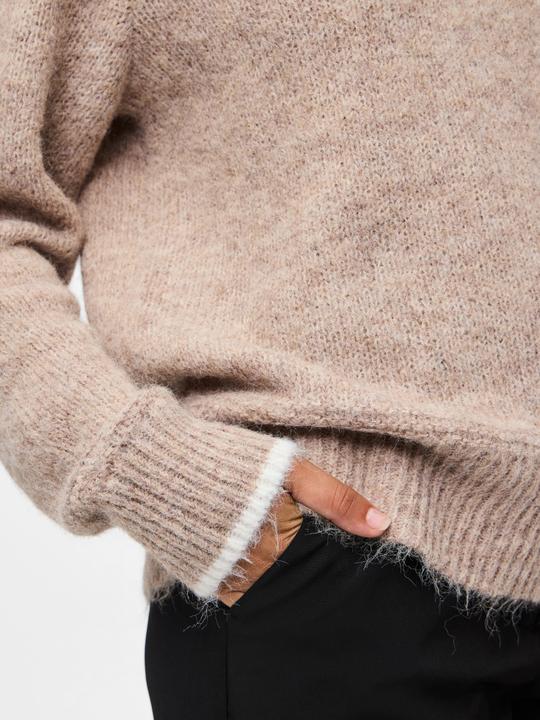 Immagine prodotto Pieces Pcivy Ls O-Neck Contrast Knit Noos Bc (XS)