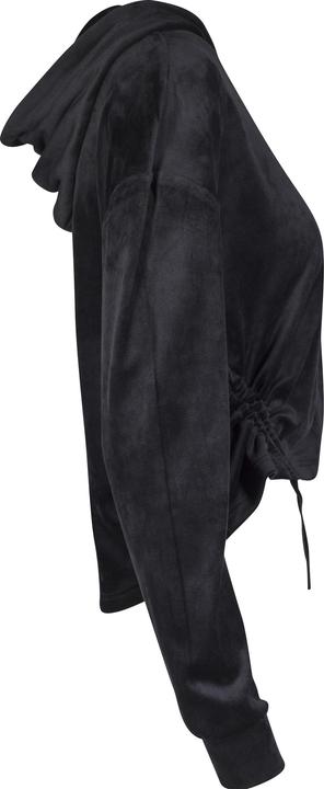 Image du produit Urban Classics Ladies Short Velvet Gathered Hoody (S)