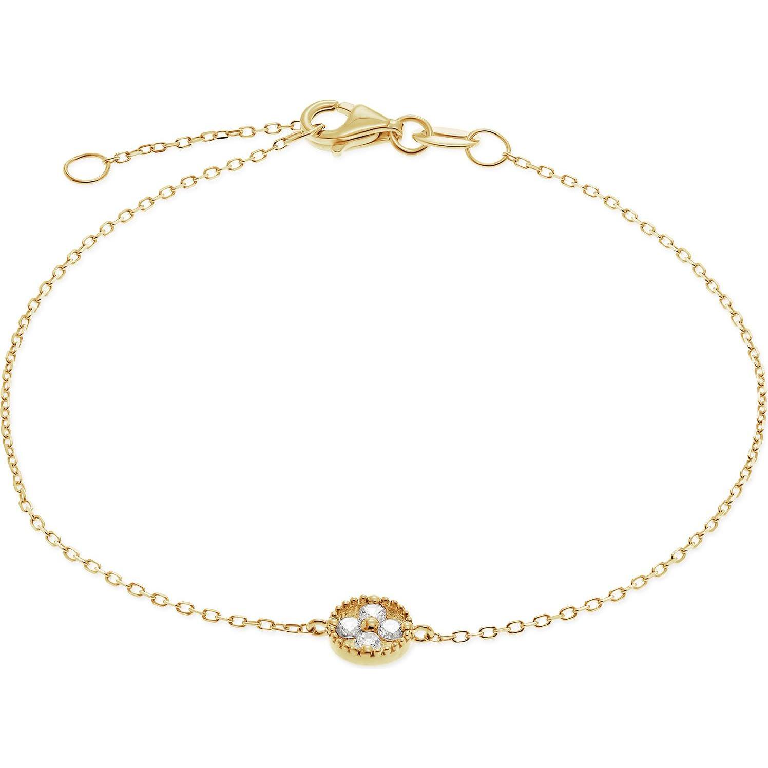 Favs, Armschmuck, Armband, (19 cm, 375er Gelbgold)