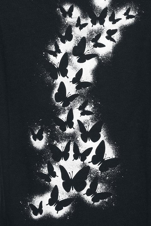 Produktbild Full Volume by EMP Hoody With Butterfly Print (S)