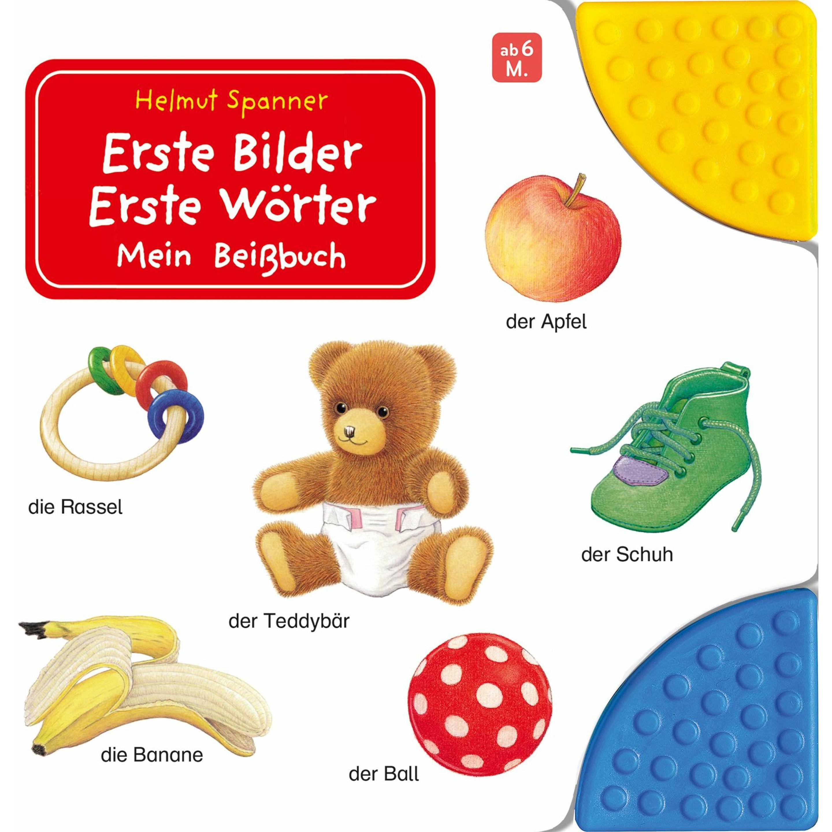 Ravensburger, Libro bebè, Erste Bilder - Erste Wörter: Mein Beissbuch (Tedesco)
