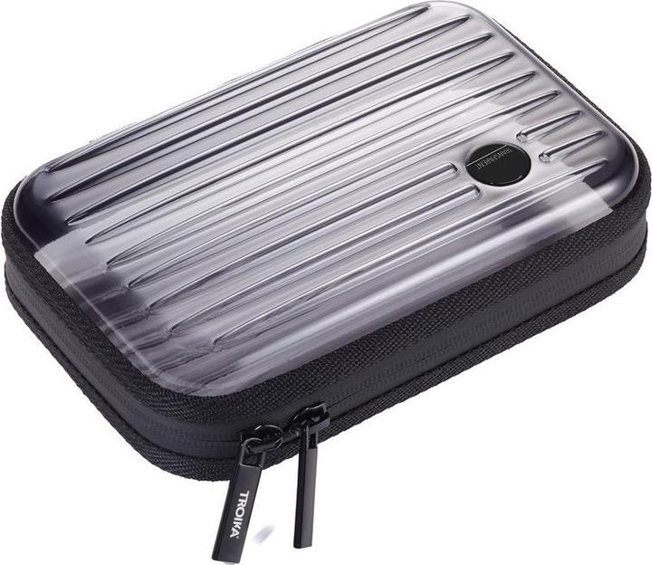 Immagine prodotto Troika Custodia da viaggio CLEAR CASE, nera/trasparente (Custodia)