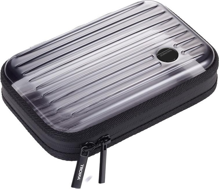 Produktbild Troika CLEAR CASE Reiseetui, schwarz/transparent (Tasche)