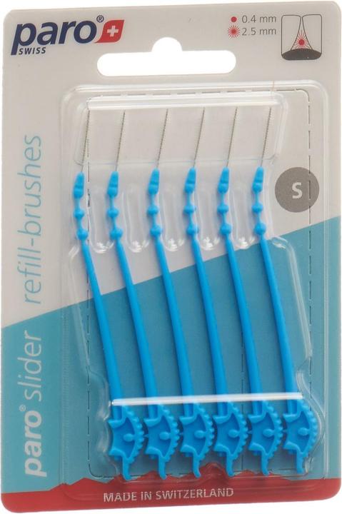 Actual product image Paro slider refill-brushes S (6 x, 2.50 mm)