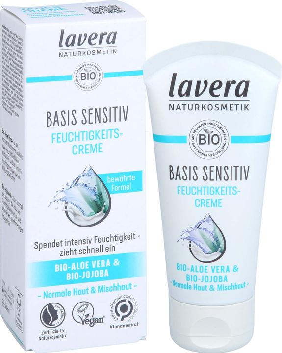 Immagine prodotto Lavera sensibile alla base (50 ml, Crema da giorno, Fino a SPF 10)