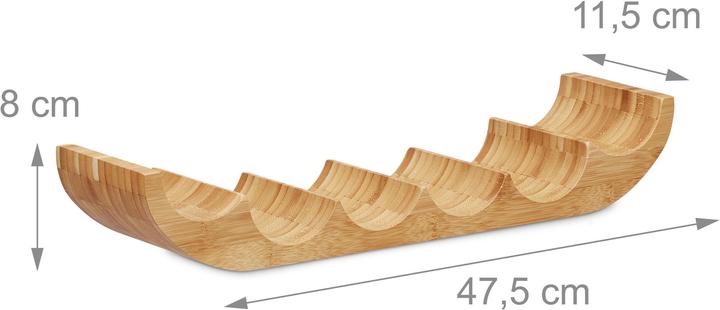 Actual product image Relaxdays Bamboo (47.5 x 11.5 x 8 cm)