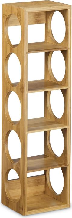 Actual product image Relaxdays Bamboo (14 x 12 x 53 cm, 5 Fl.)