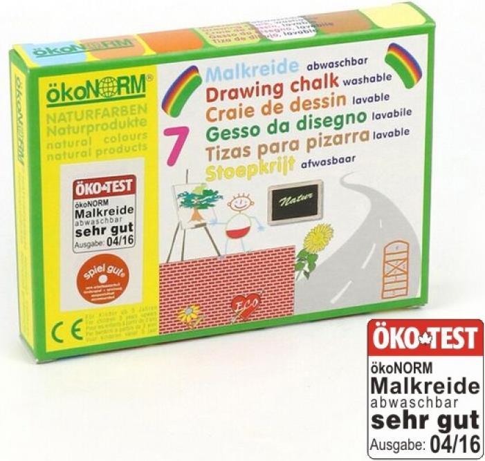 Actual product image ÖkoNorm Street Chalk (Multicoloured, 7 x)