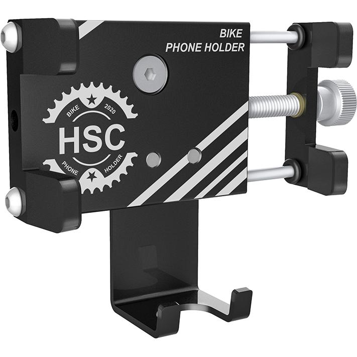 FoneKit Aluminum bike mount, black, Smartphone Halterung, Schwarz