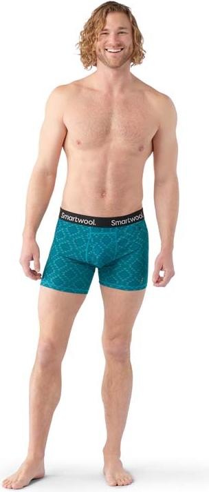 Image du produit Smartwool Mérino Print Boxer Brief Boxed (XL)