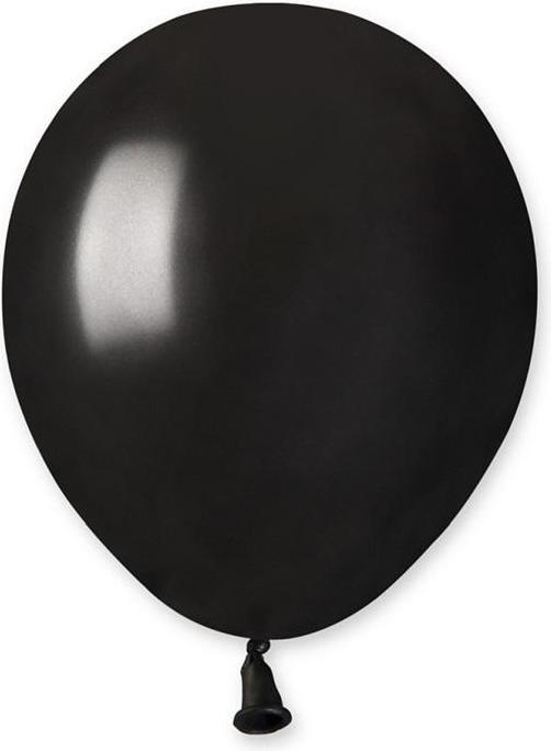 GoDan Metallisch schwarze Luftballons 100 Stück (100x)