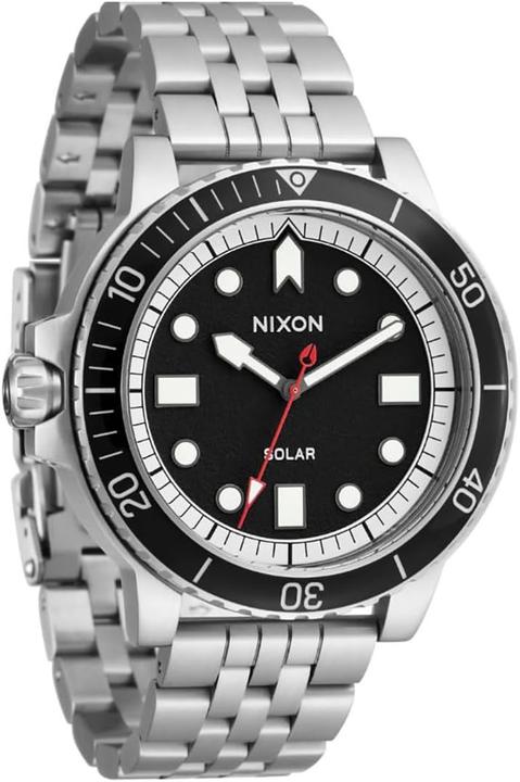 Image du produit Nixon Horloge analogique à quartz avec bracelet en acier inoxydable (Montre analogique, 47.30 mm)