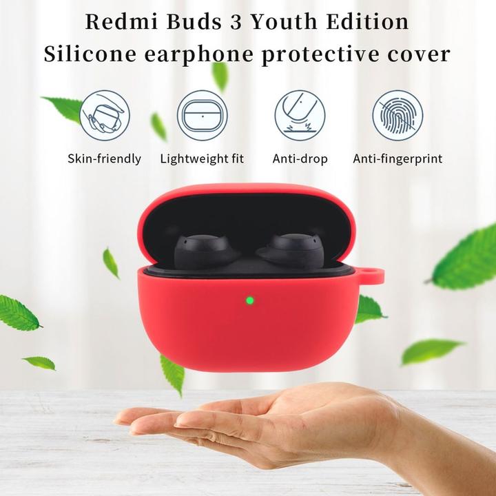 Produktbild König Design Schutz Tasche Hülle für Xiaomi Redmi Buds 3 Lite Case Cover Bumper Etuis Schale (Kopfhörer Tasche)