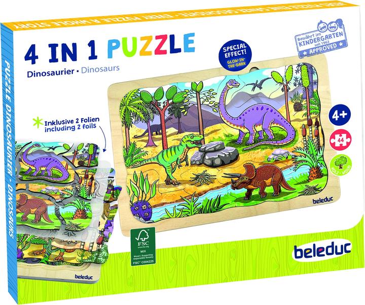 Produktbild Beleduc Lagen Puzzle Dinosaurier