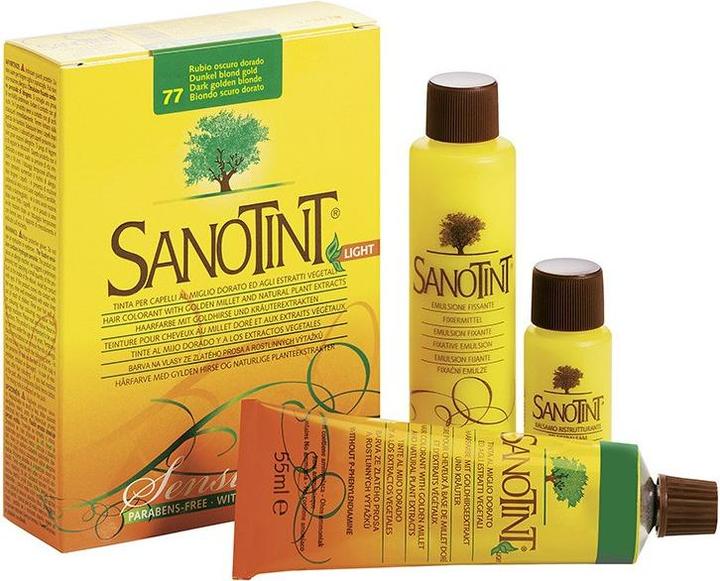 Produktbild Sanotint Sensitive Light Haarfarbe 77 dunkelblond gold (77)