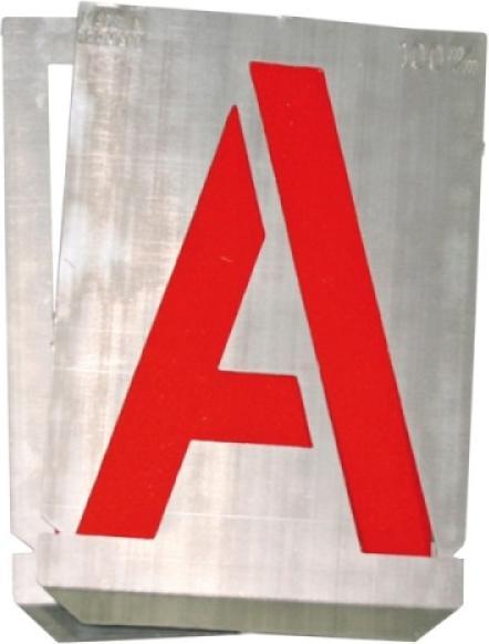 Immagine prodotto Walkron Stencil in zinco lettere A-Z 26 pezzi 50mm