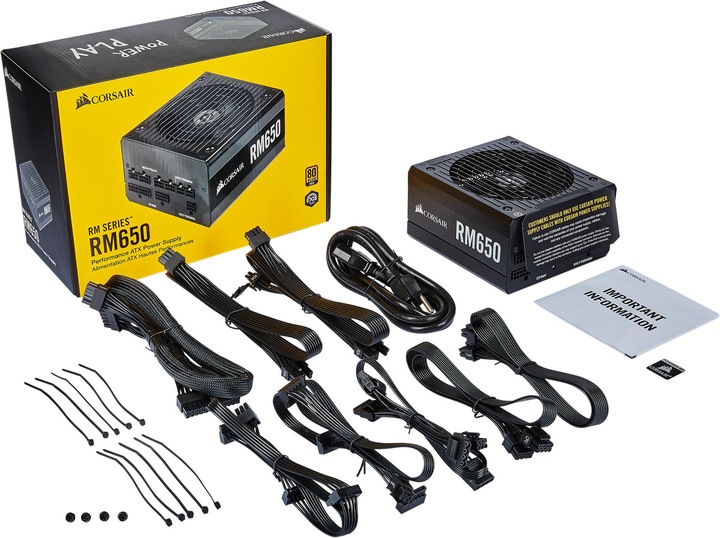 Actual product image Corsair RM650 *2019* (650 W)