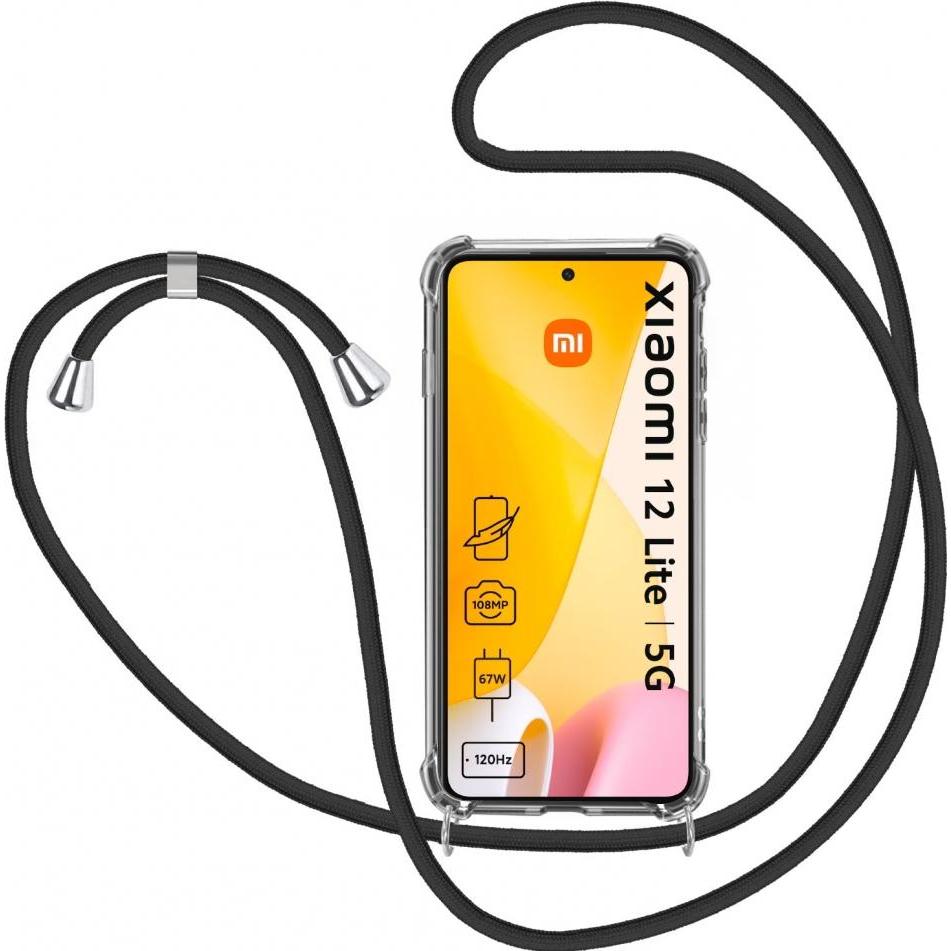 Screenguard Xiaomi 12 Lite Loopster Necklace Hülle, Handykette, Transparent