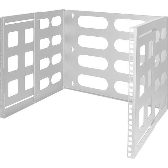 Thumbnail - LogiLink W08B40G 48,30cm (19") Wandhalterung 8 HE, hellgrau, Serverschrank Zubehör, Grau