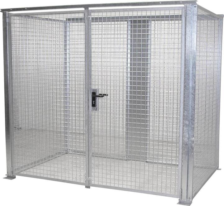 Produktbild eurokraft pro Gasflaschen-Gittercontainer