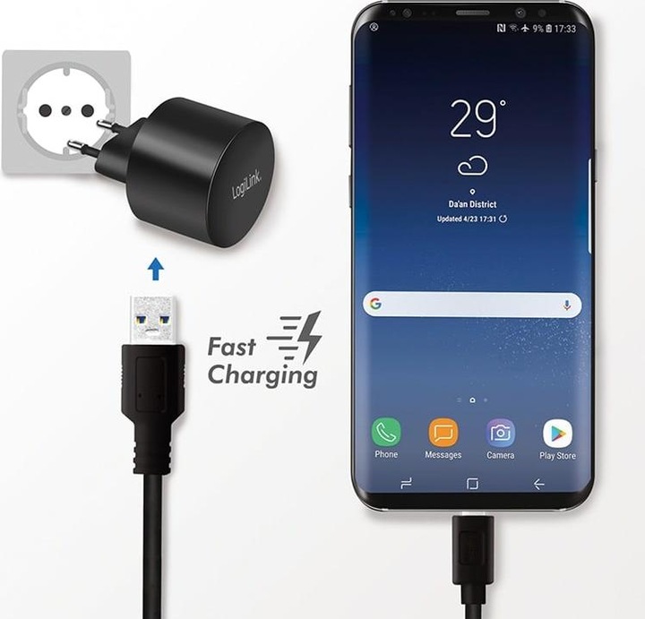 Produktbild LogiLink USB-Steckdosenadapter (20 W)