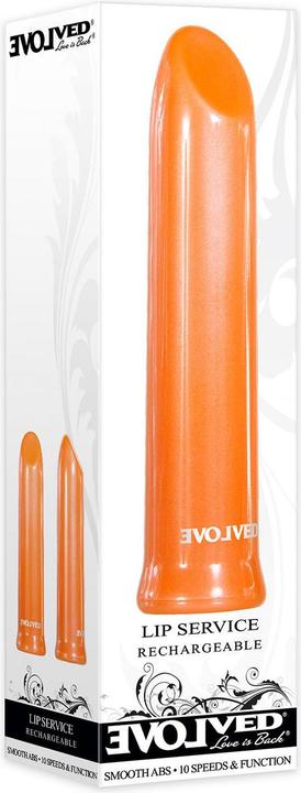 Image du produit Evolved L'amour est de retour - Service pour les lèvres - Puissant 10 vitesses et fonctions Rechargeable (Orange)