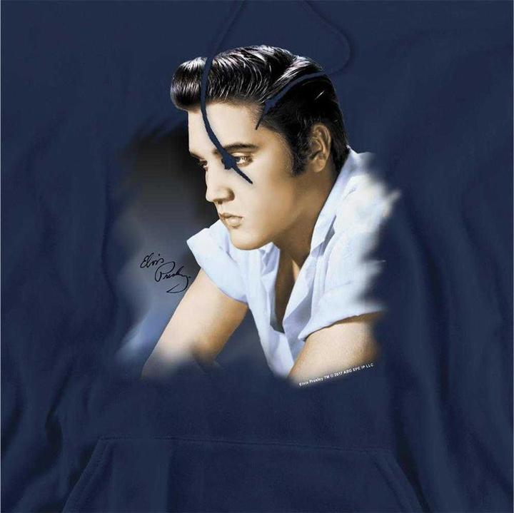 Produktbild Elvis Blue Profile Kapuzenpullover (XXL)