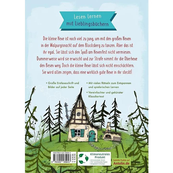 Actual product image Kleine Lesehelden: Die kleine Hexe (German, Judith Ruyters, Otfried Preussler, Thorsten Saleina, Winnie Gebhardt, 2022)