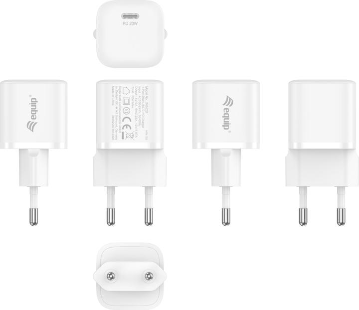 Image du produit Conceptronic Chargeur 1Port 20W,1xUSB-C PD blanc (20 W)