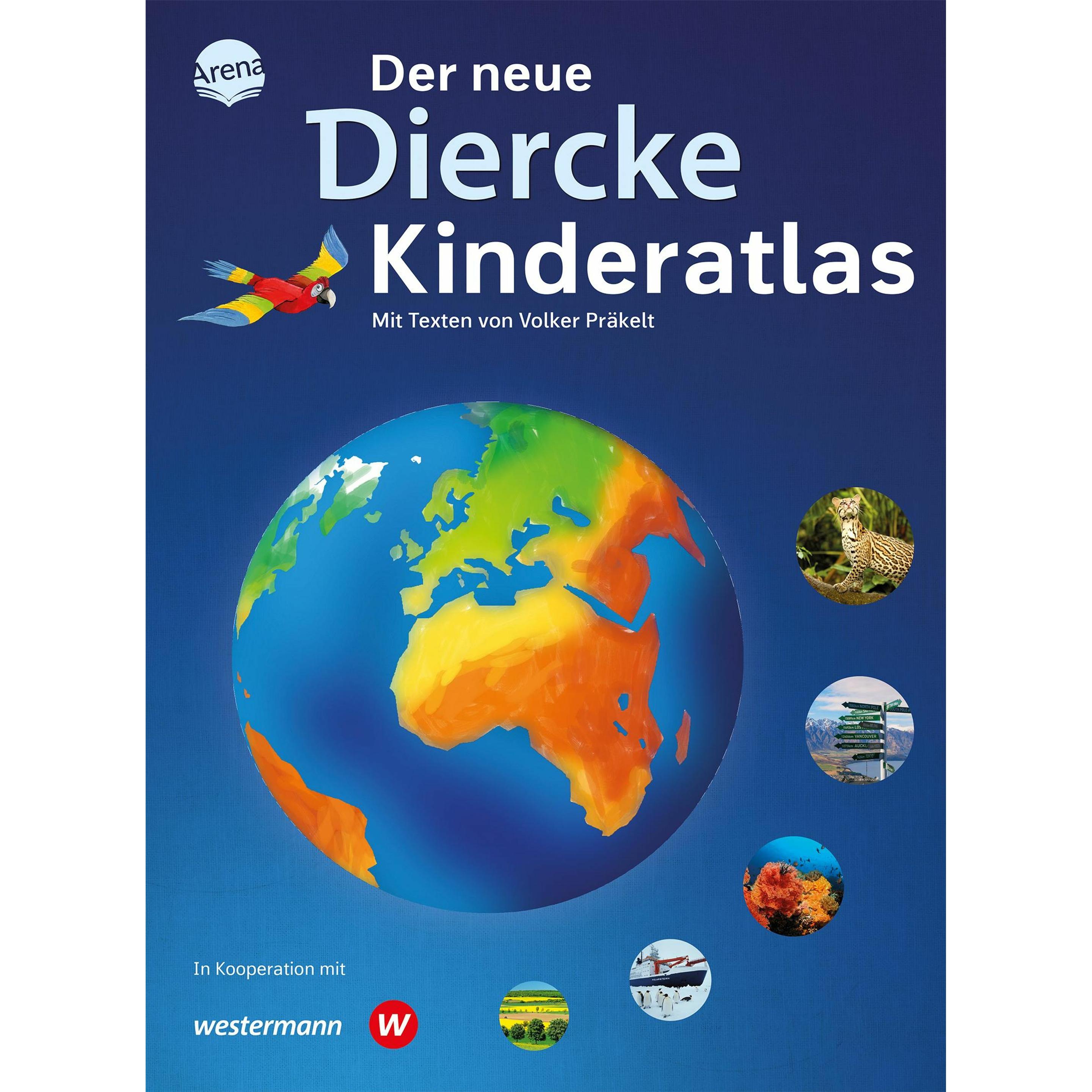 Der neue Diercke Kinderatlas, Kinderbücher von Derek Roczen, Volker Präkelt