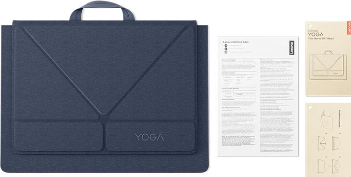 Produktbild Lenovo Laptop Bag Accessories Yoga Tote Sleeve (16" Blue) | (16", Lenovo)