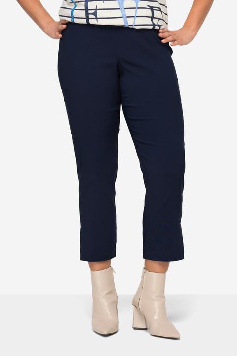 Image du produit Miamoda Pantalon en bengaline coupe Slim Fit, avec taille élastique et bande fantaisie le long de la jambe (50)