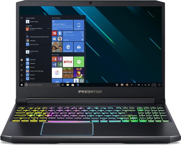 Immagine prodotto Acer Predator Helios 300 (PH315-52-784N) (15.60", 512 GB, 16 GB, CH, Intel Core i7-9750H)