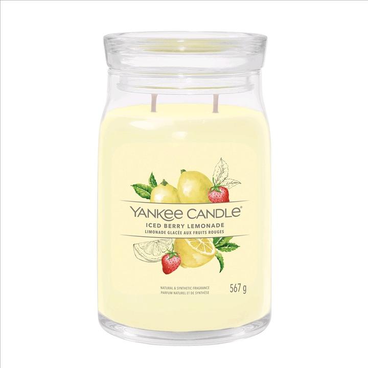 Image du produit Yankee Candle Duftkerze Iced Berry Lemonade Signature Large Jar