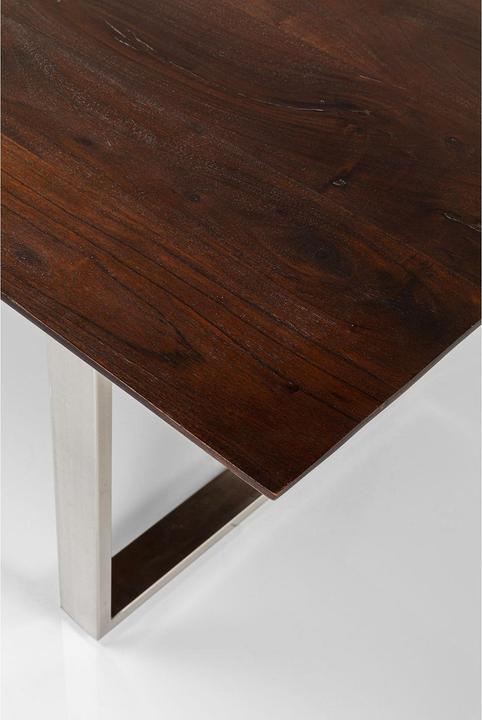 Image du produit Kare Design Table Symphony noyer chromé 180x90cm (180 x 90 x 76 cm)