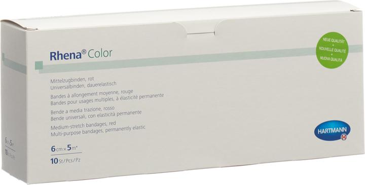 Immagine prodotto Rhena Color Elastische Binden 6cmx5m rot offen