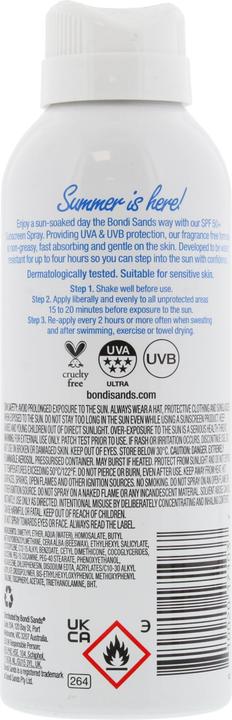 Immagine prodotto Bondi Sands - SPF 50 Everyday Aerosol Mist Spray - 160 ml (Spray solare, SPF 50, 160 ml)