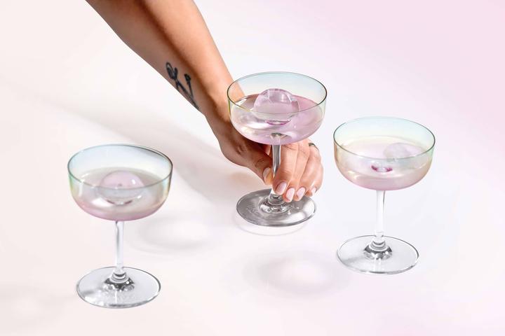 Produktbild Like. by Villeroy & Boch Like Pearl Sekt-/Champagnerschale, Set 2tlg 9x12cm (12 cl, 2 Gläser, Sektgläser)