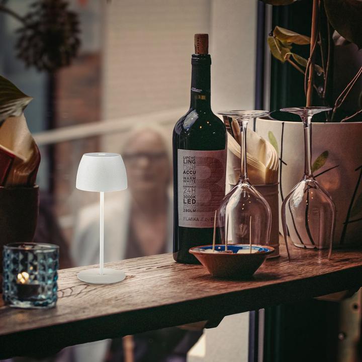 Image du produit Briloner Lampe de bureau LED rechargeable - Mini Touch, white (150 lm)