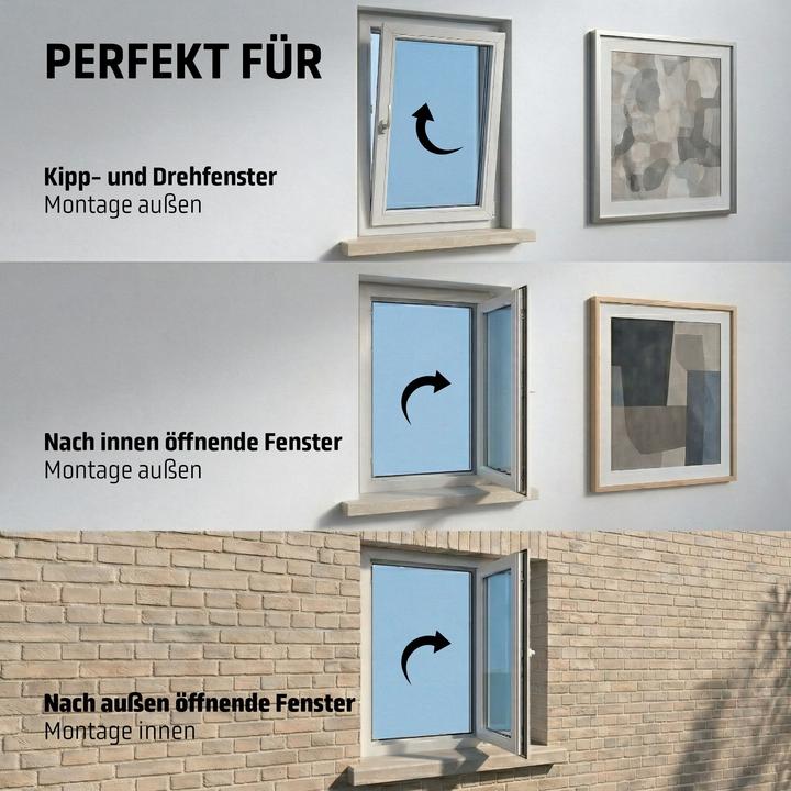 Produktbild Cocoon Home Concepts Cocoon Insektenschutzrollo mit Kassette Anthrazit - 60 x 150 (60 x 150 cm)