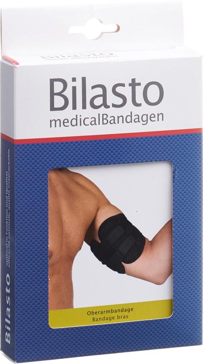 Produktbild Bilasto Uno Oberarmbandage L/XL schwarz mit Klettverschluss (L, XL)