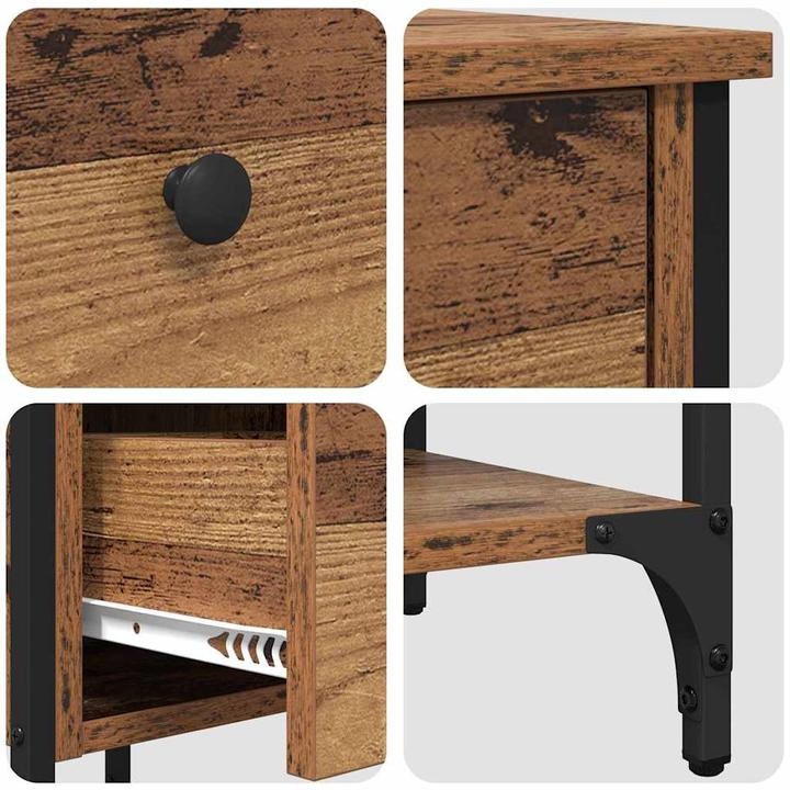 Actual product image VidaXL Bedside table (34 x 70 cm)