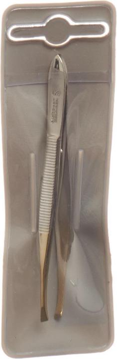 Actual product image Malteser Tweezers oblique ni/gold 8 cm No 9