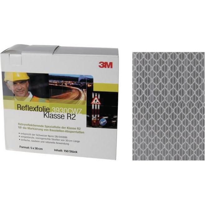 Thumbnail - BRW, Absperrung, Reflektoren für Absperrlatten, weiss R2