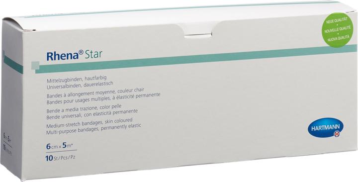 Image du produit Rhena Bandages élastiques en étoile 6cmx5m skincoloured open