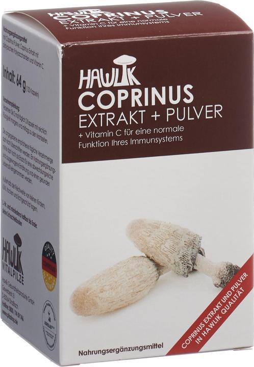 Immagine prodotto Hawlik Capsula di estratto e polvere di Coprinus (120 pz., Pillole, 64 g)