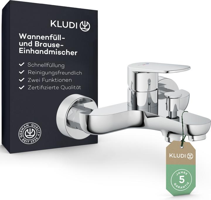 Actual product image Kludi X1 Surface-mounted bath mixer