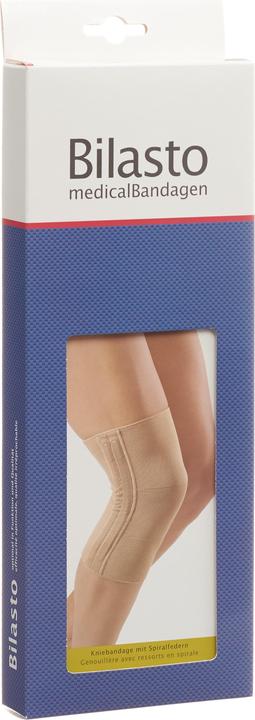 Produktbild Bilasto Uno Kniebandage je 2 Spiralfedern XXL beige (XXL)