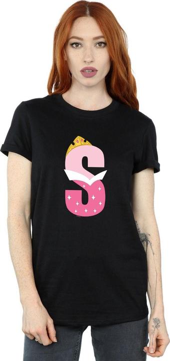 Immagine prodotto Disney Alphabet S Is For Sleeping Beauty Maglietta Ampia Donna (M)