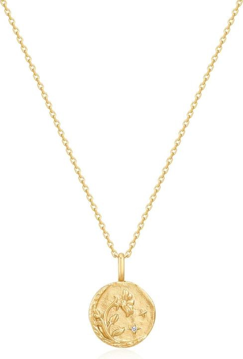 Immagine prodotto Glanzstücke München Collana da donna fiore di nascita di settembre morning glory - 37182 (Argento, 40 - 45 cm)